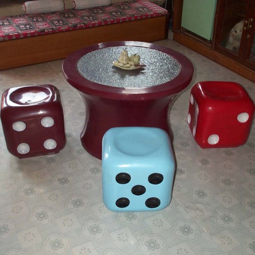 Dice - Ludo Stool - Small