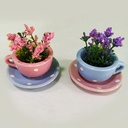 Artificial Plant with Cup Design Pot