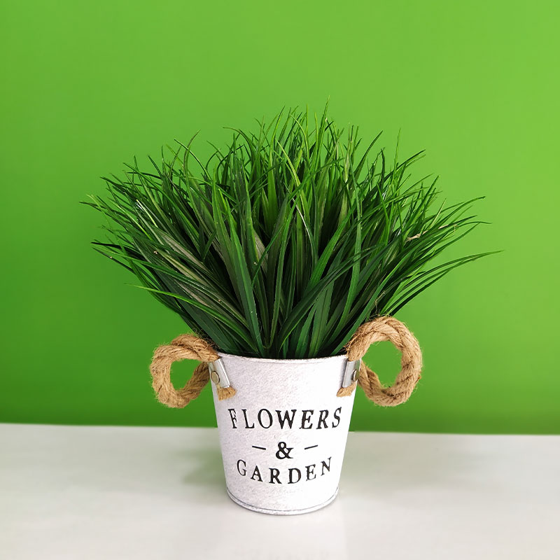 Artificial Grass with Hanging Pot