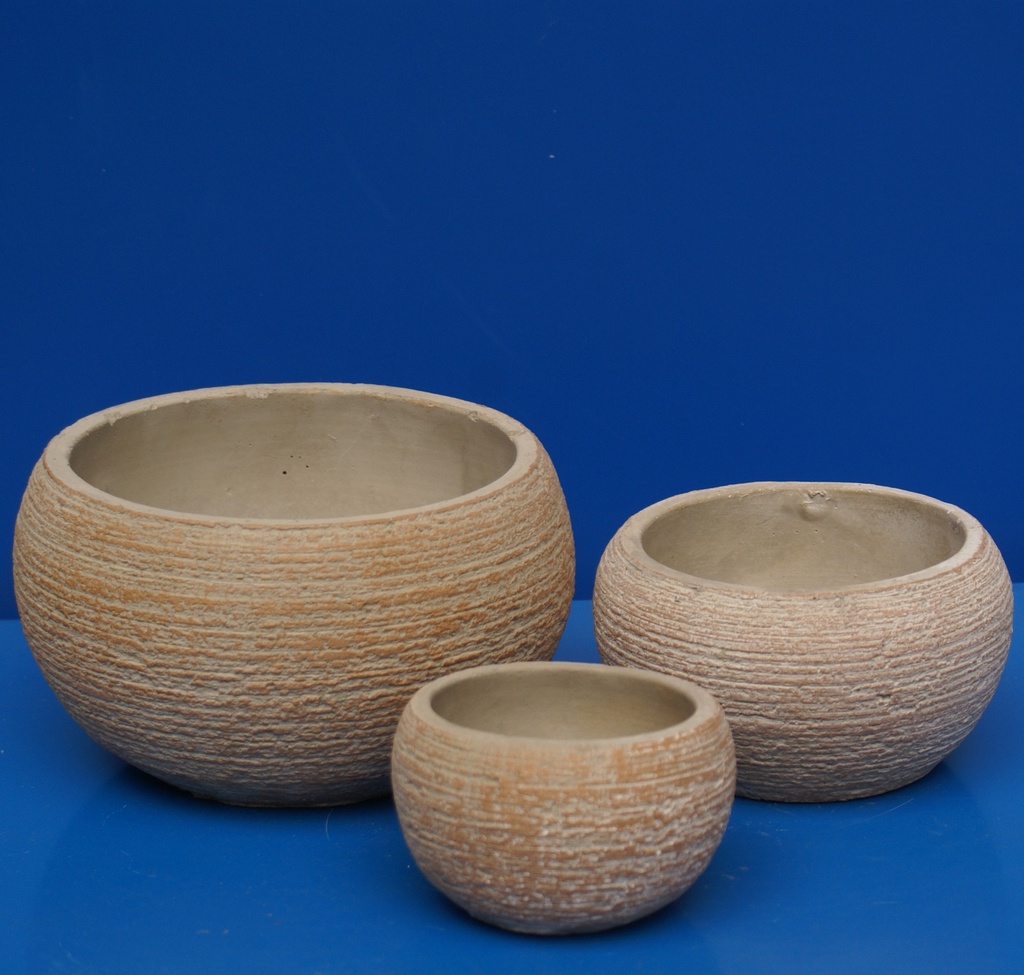 Ceramic Round Type Vase Set