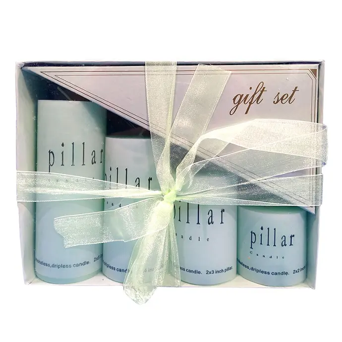 Decorative Candle-Pillar Candles Gift Set