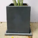 Flowerpot 13"12 x 13"12 x H15"12 + Plate