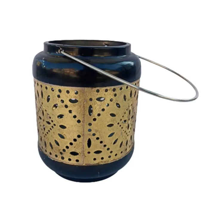 Black and Golden Hanging Candle Holder