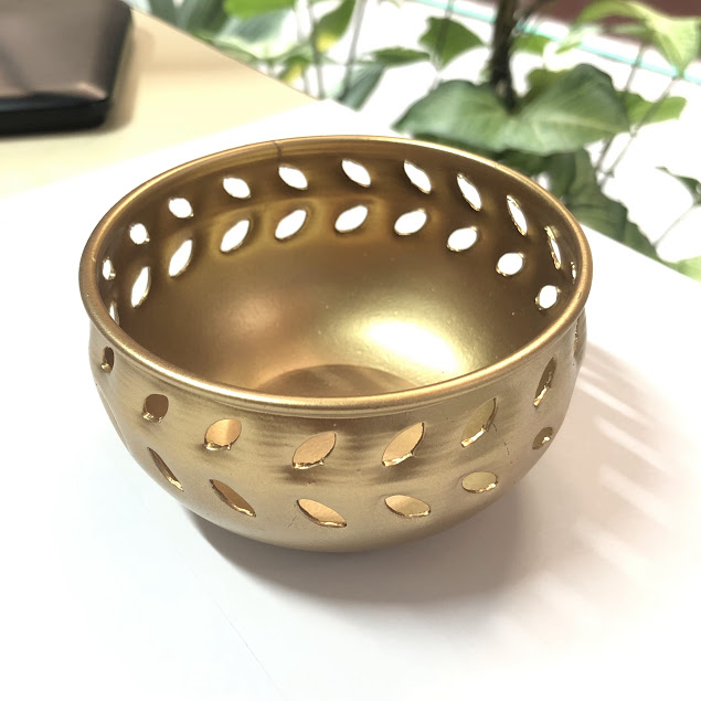 Votive 4x4x3 - Golden Urli Single Bowl