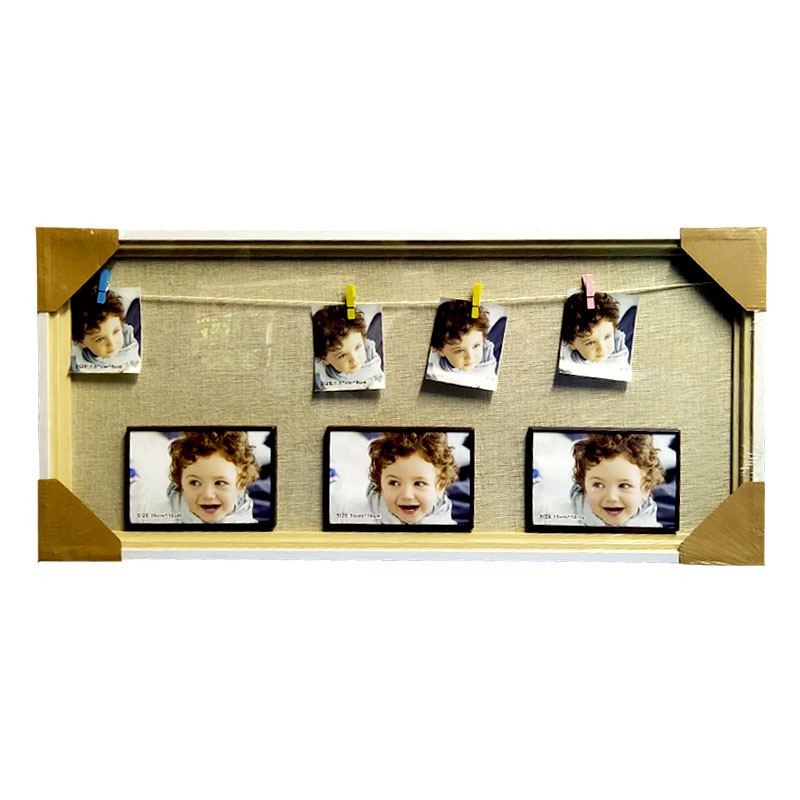 Magnetic Wooden Photo Frame - 7 photos