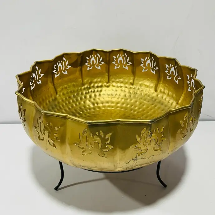 Lotus Urli with Stand for Floating Flower - Large