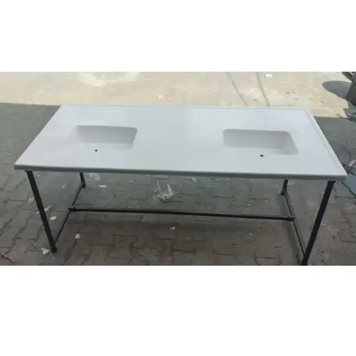 [S-ALAB-6x3] Acid Proof Science Lab Table 6' x 3' with Double Sink