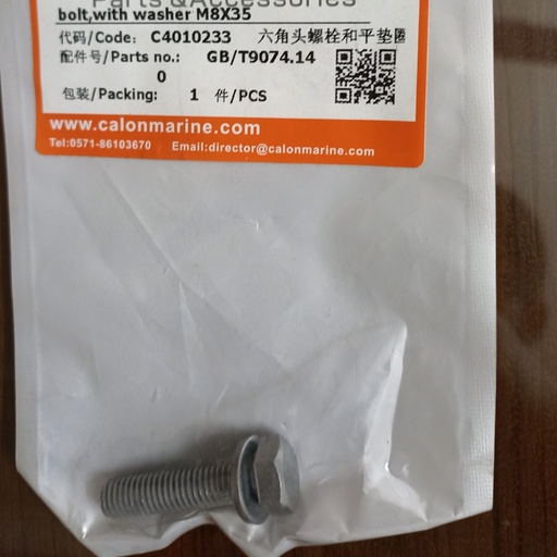 [C4010233] Bolt with Washer M8X35