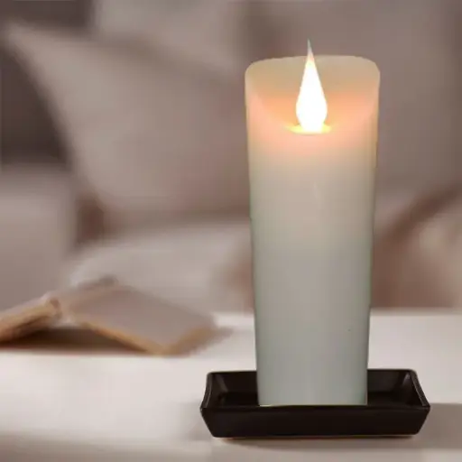 [5314] LED Simulation Vela Candle (Medium)