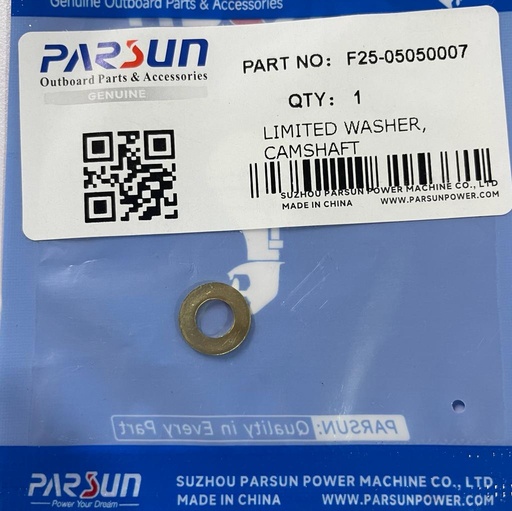 [F25-05050007] Limited Washer, Camshaft