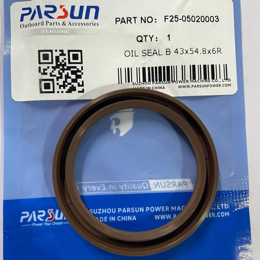 [F25-05020003] Oil Seal B 43 x 54.8 x 6R