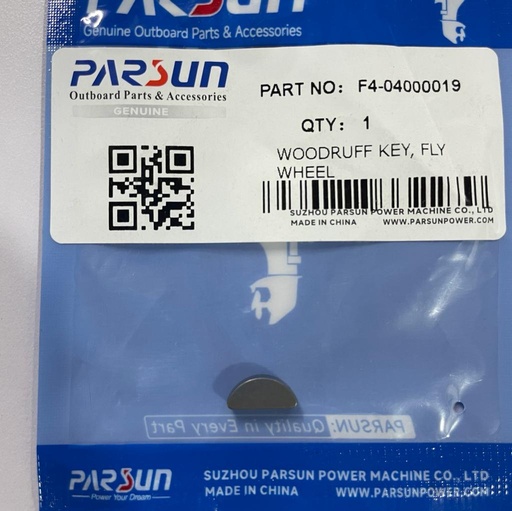 [F4-04000019] Woodruff Key, Fly Wheel